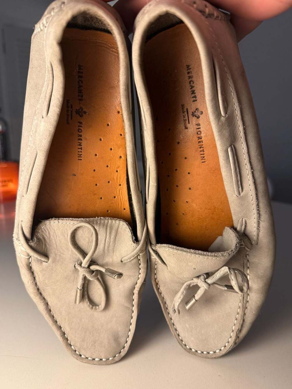 Mercanti Fiorentini suede driving loafers - Picture 6 of 9